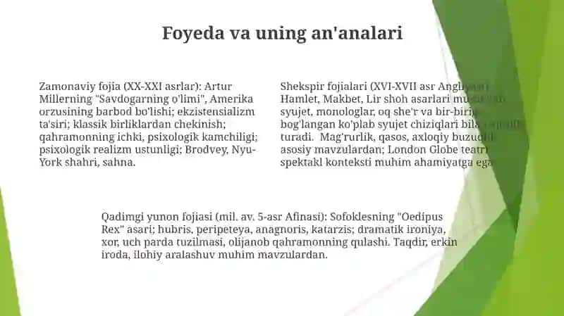Dramaturgiya va uning janrlari 4