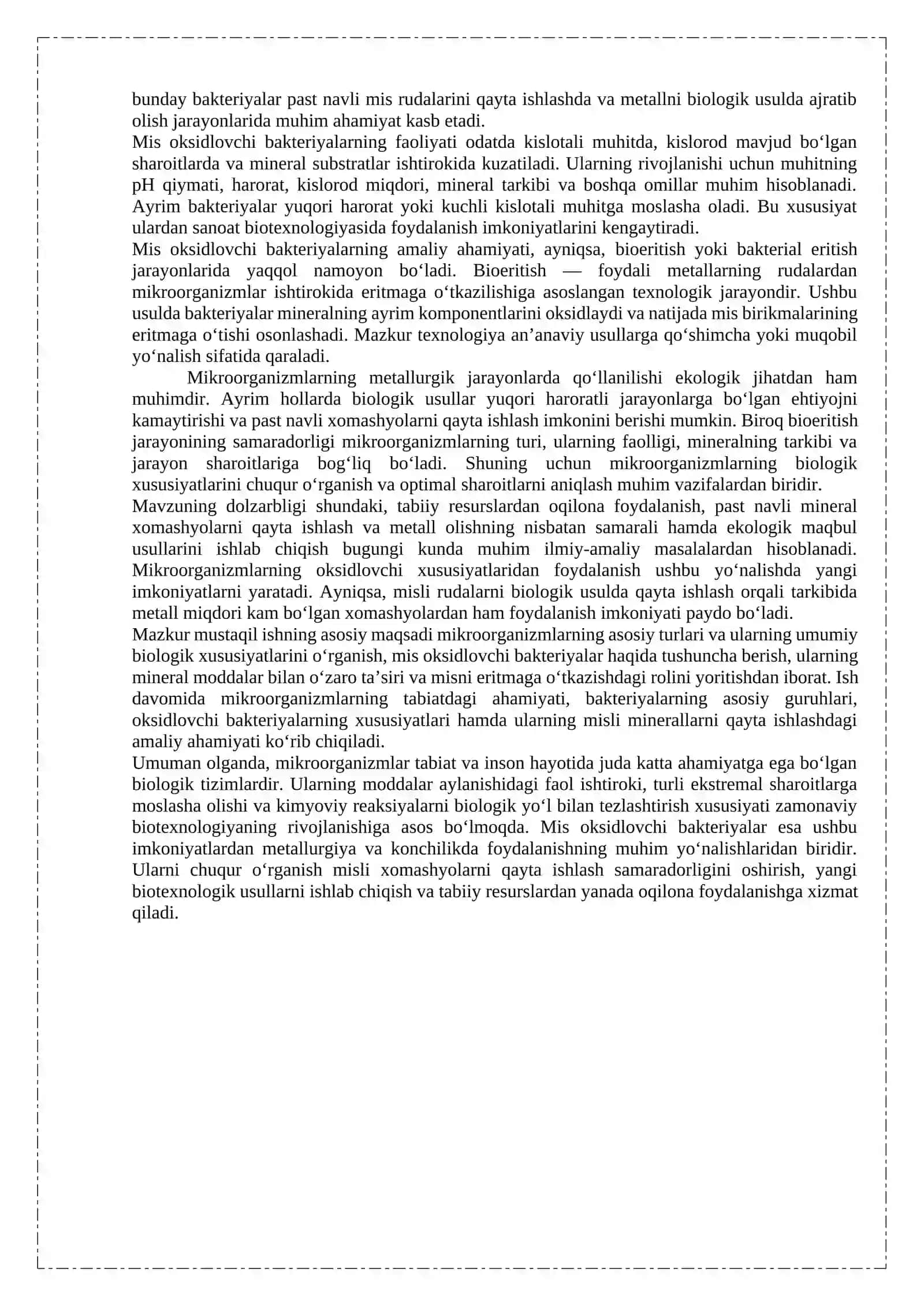 MIKROORGANIZMLARNING ASOSIY TURLARIGA TA'RIF. MIS OKSIDLOVCHI BAKTERIYA tushunchasi 4