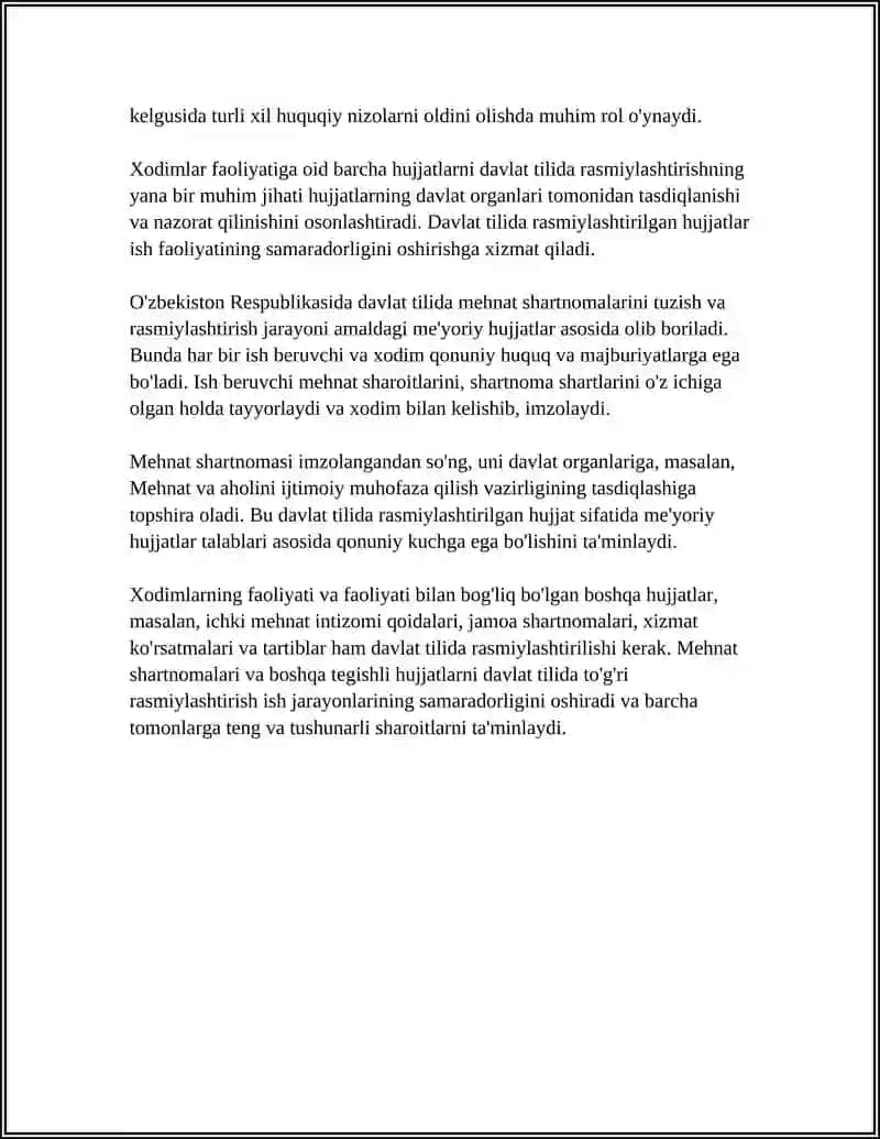 Mehmat shartnomalari va ularni davlat tilida rasmiylashtirish tartibi 4