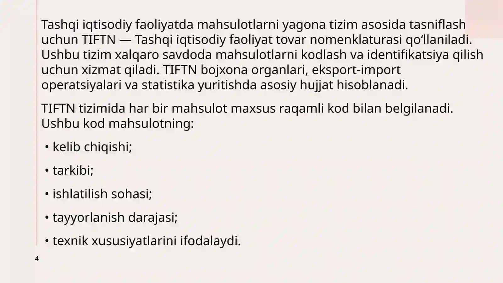 Qurilish mahsulotlari va TIFTNasosidati 4