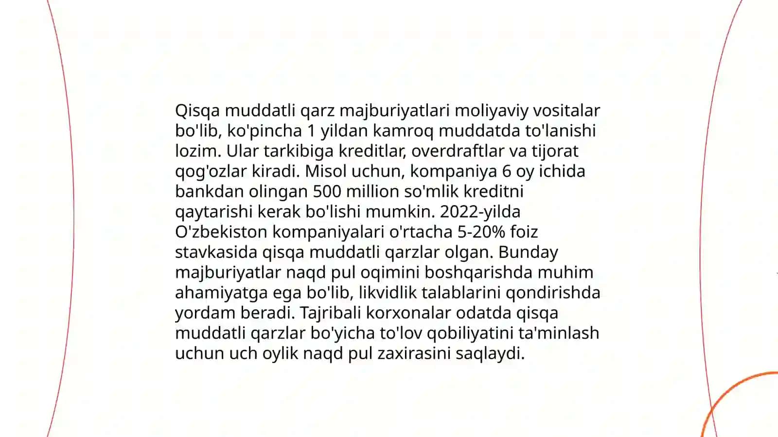Qisqa muddatli majburiyatlar hisobi 4