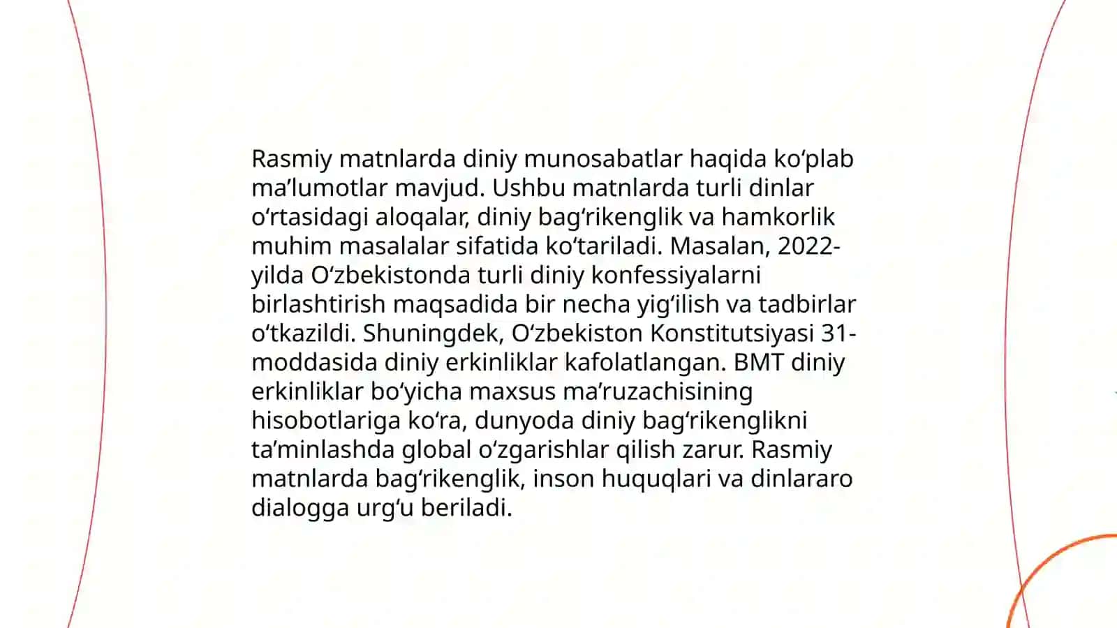 O'zbekistonda Konfetsiyalar aro diniy bag'rikenglikning tarixiy tajribasi 4