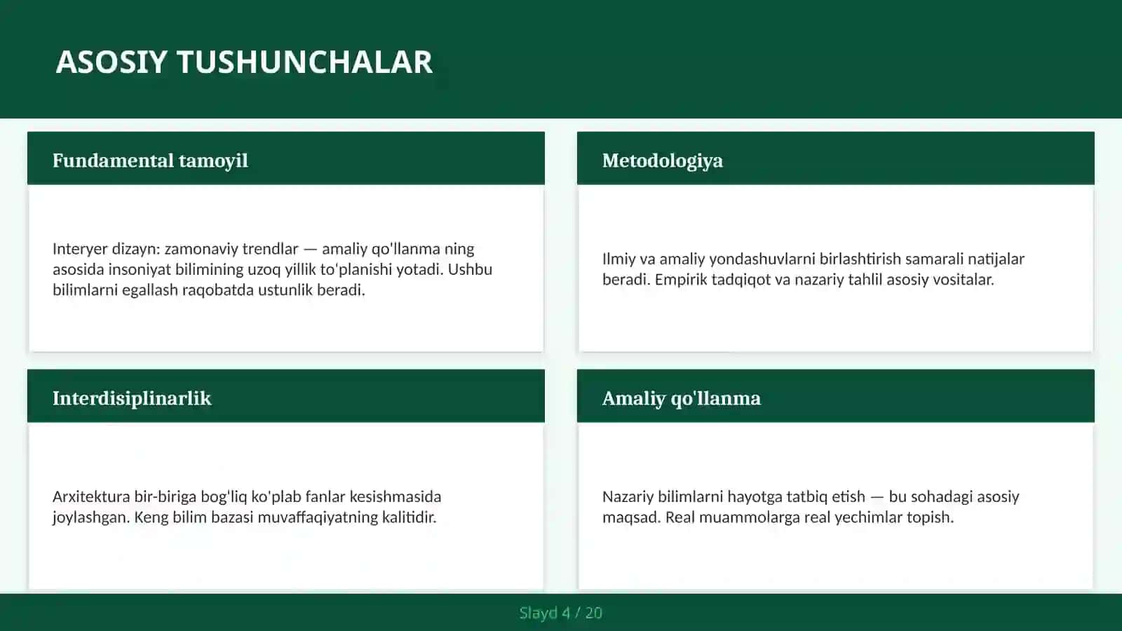 Interyer dizayn: zamonaviy trendlar — amaliy qo'llanma 4