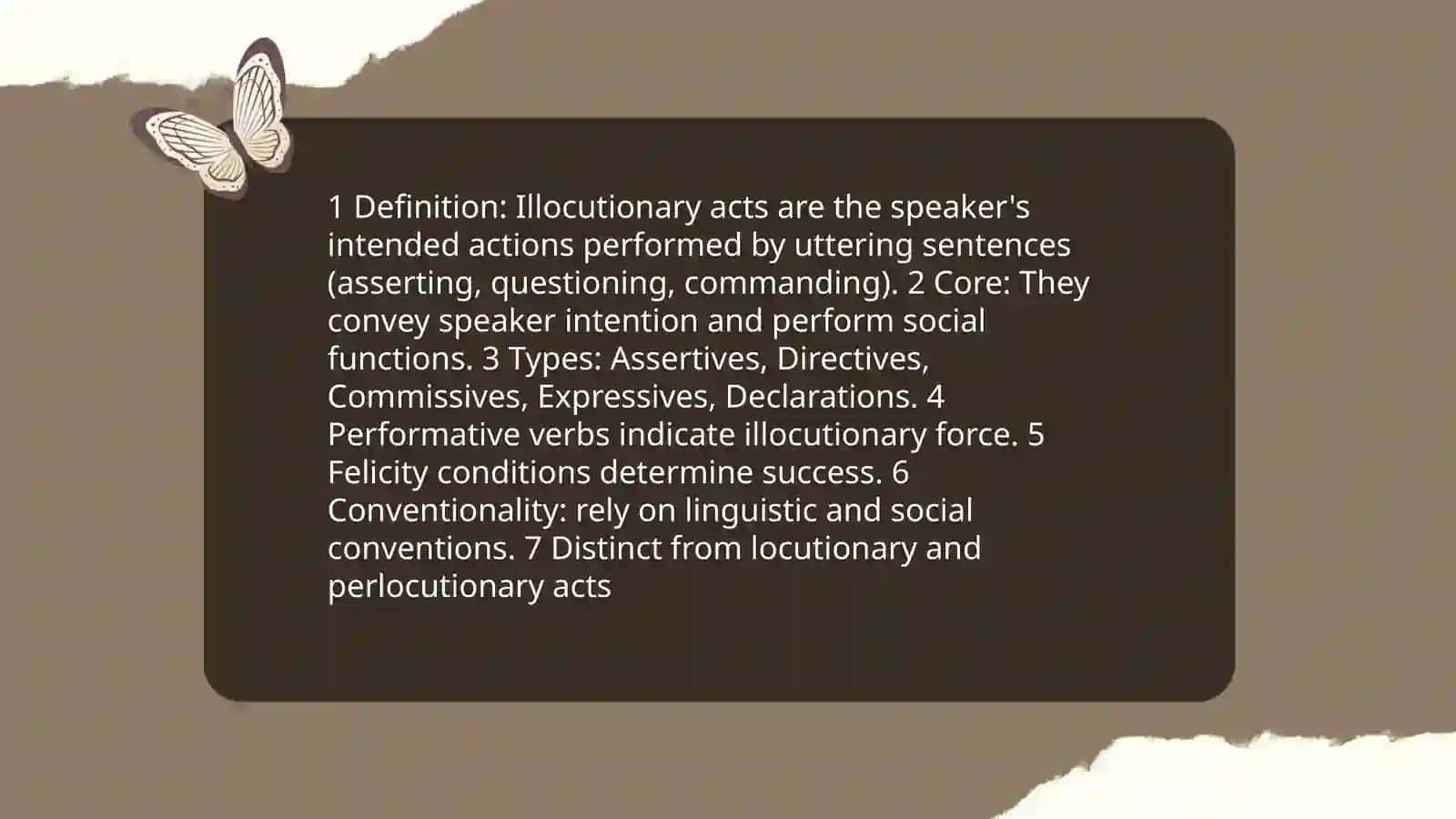 Types of speech act 4