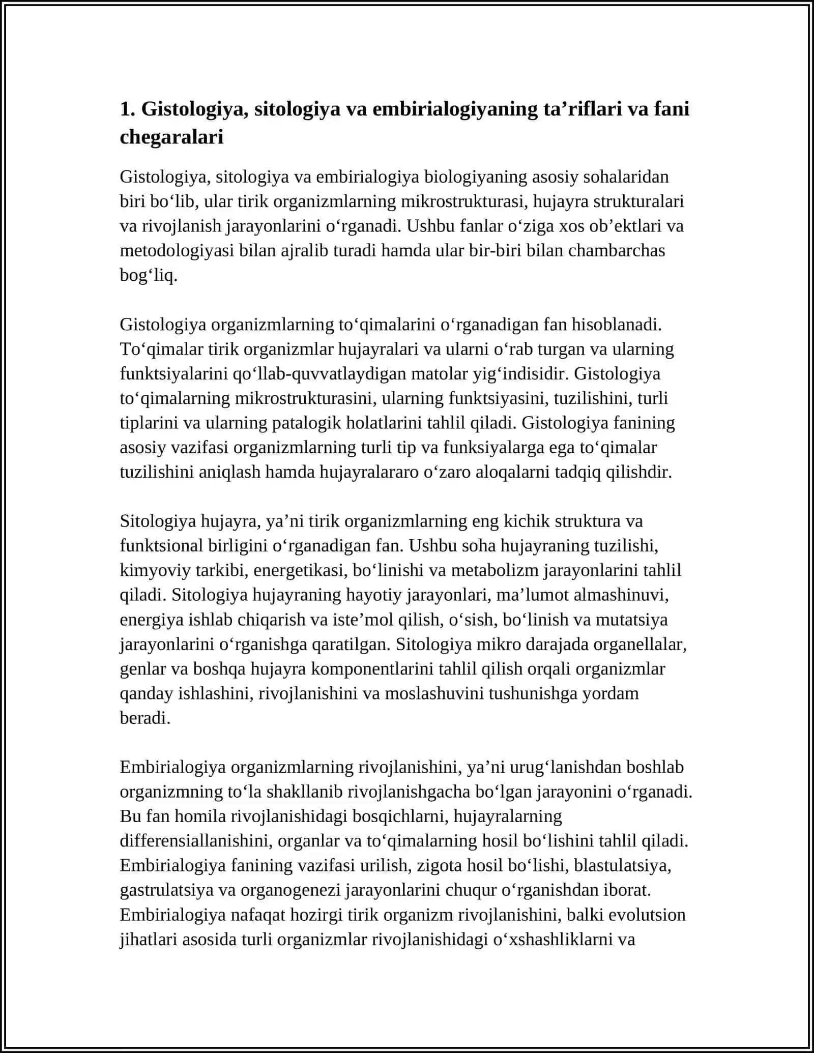 GISTALOGIYA SITALOGIYA EMBIRIALOGIYA FANINING MOHIYATI VA RIVOJLANISH TARIXI 4