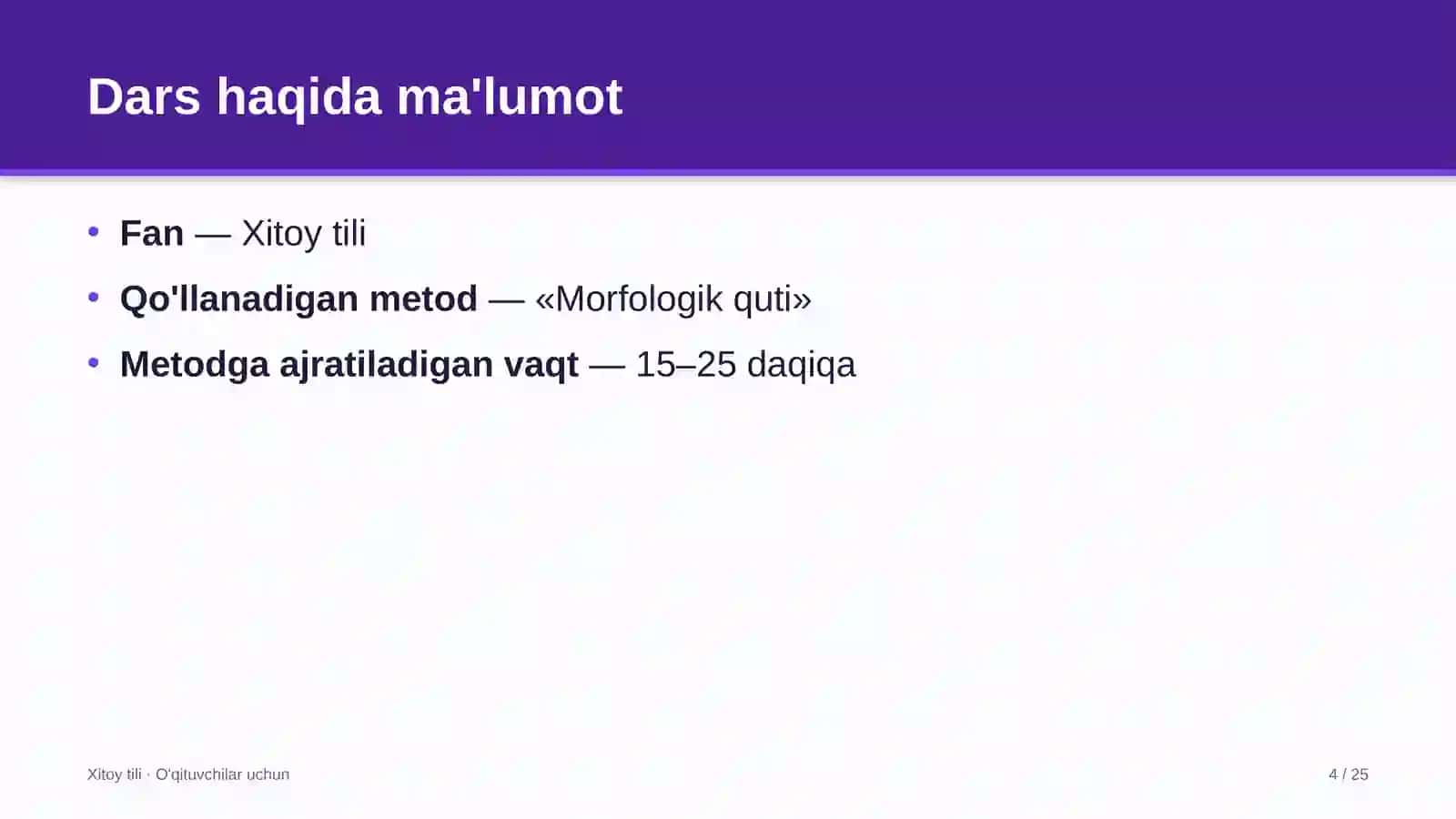 xitoy tili darslarida morfologik quti metodidan foydalanish 6653 4