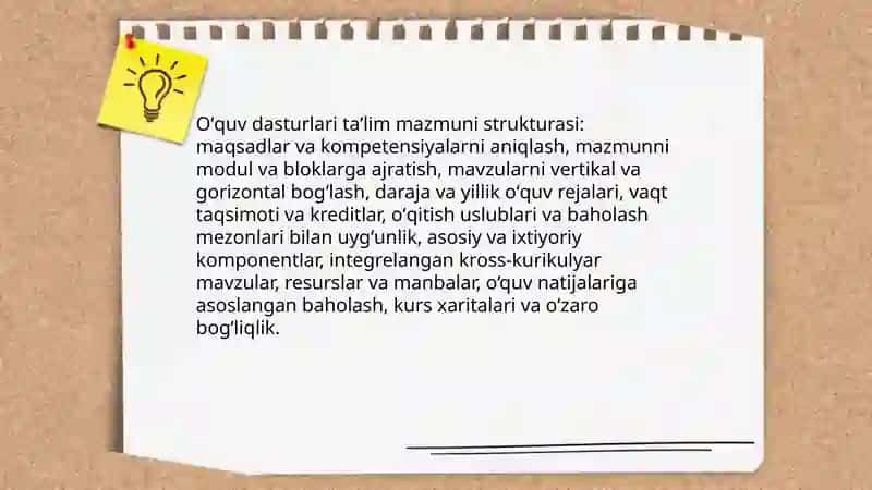 Taʼlim mazmuni 4