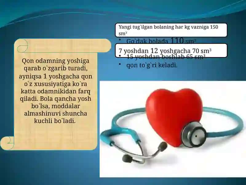 QONNING TUZILISHI, FUNKSUYALARI VA YOSHGA OIDXUSUSIYATLARI 4