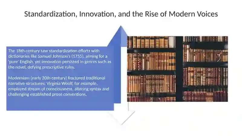 The development of Literary English 4