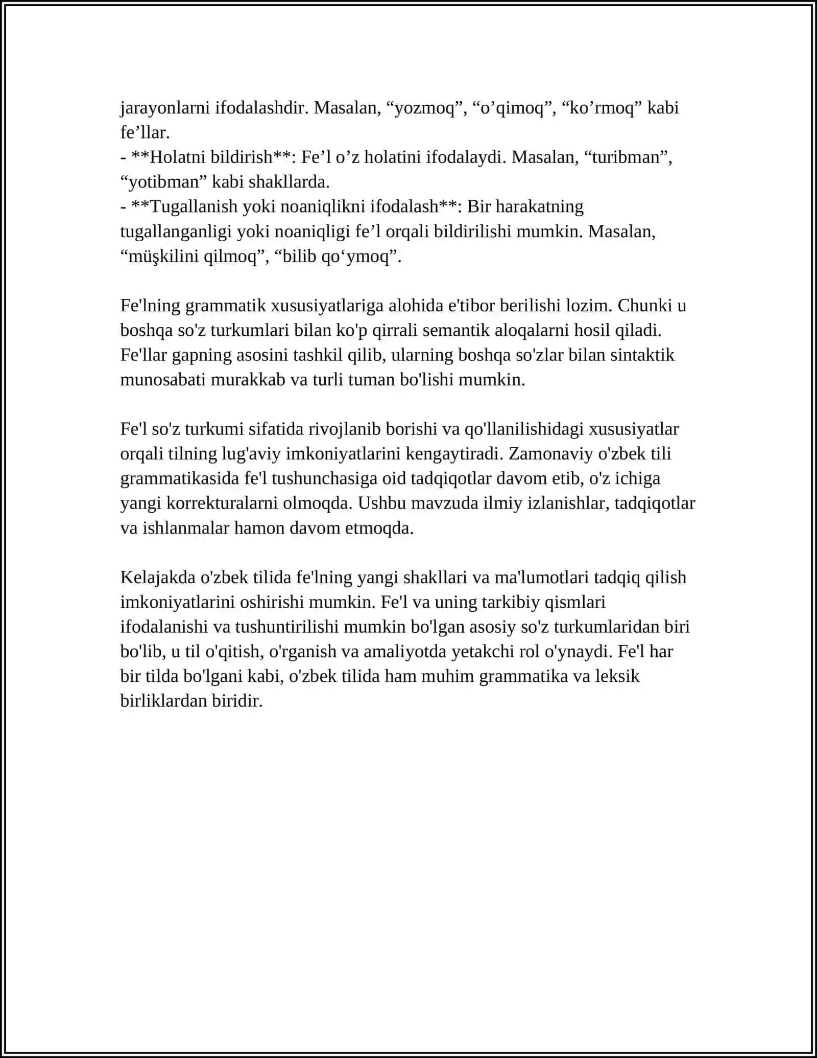 FE'L NISBATLARI VA FE'LDAGI MAYL KATEGORIYASI 4