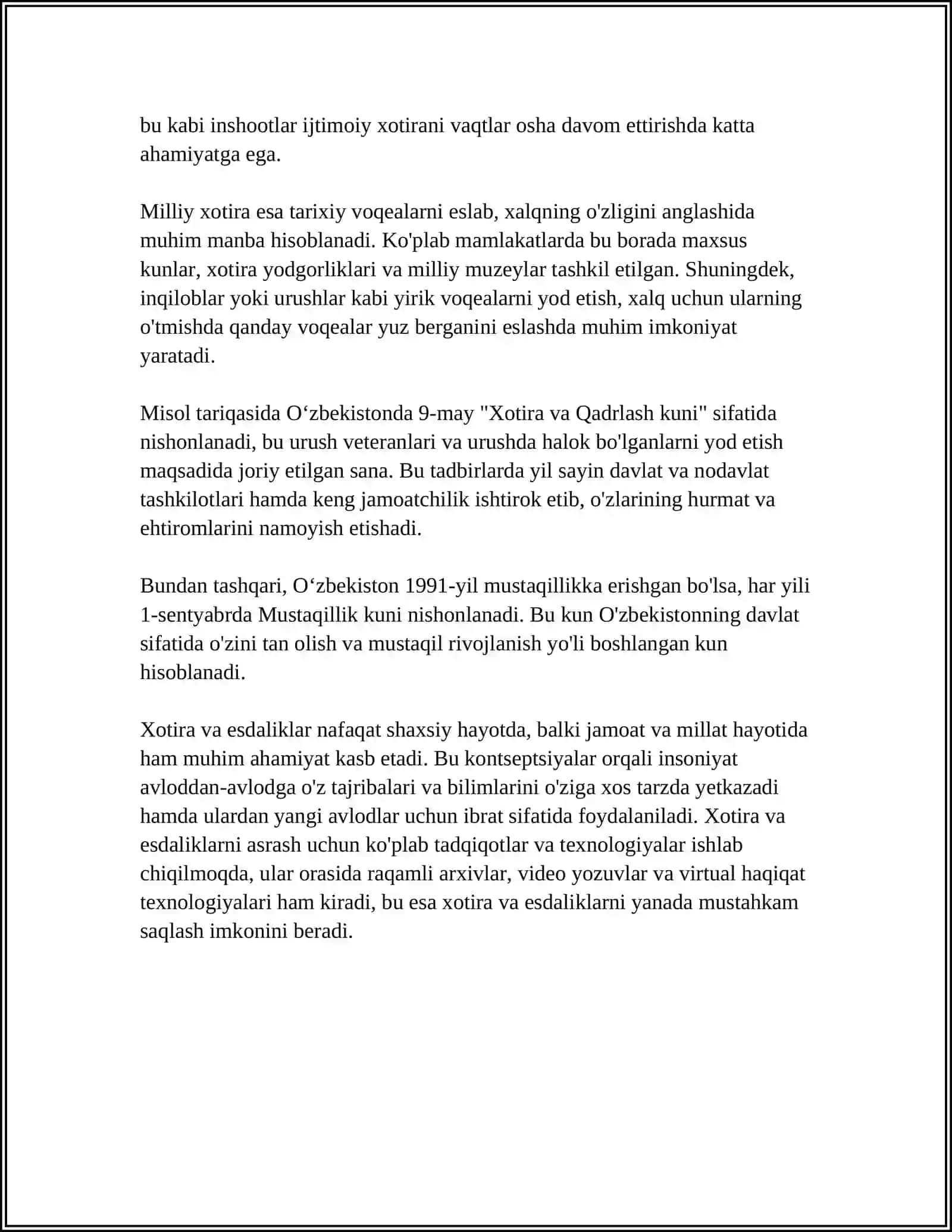 Xotira 4