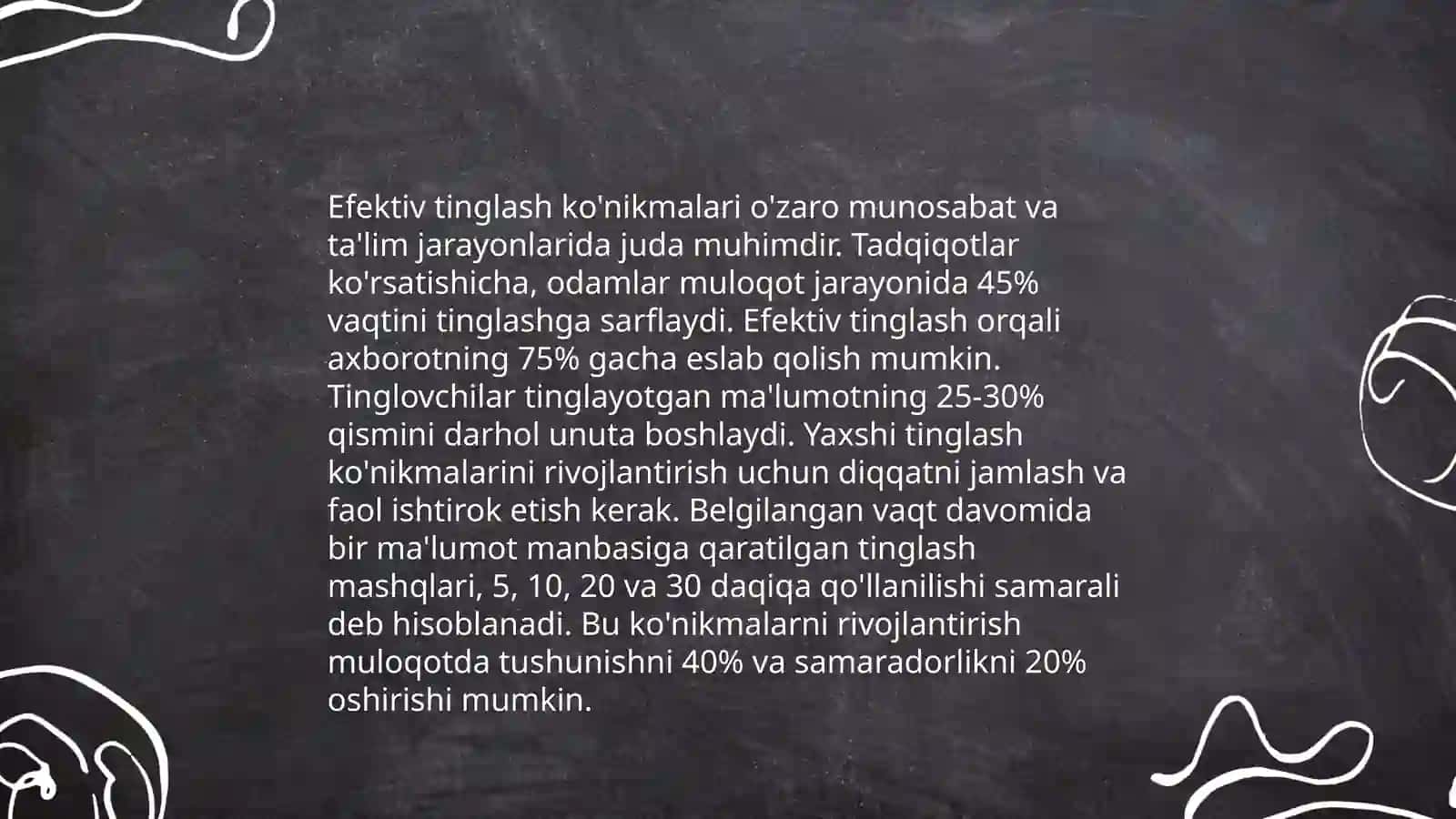 Og'zaki kasbiy muloqot ko'nikmalarini rivojlantirish metodlari 4