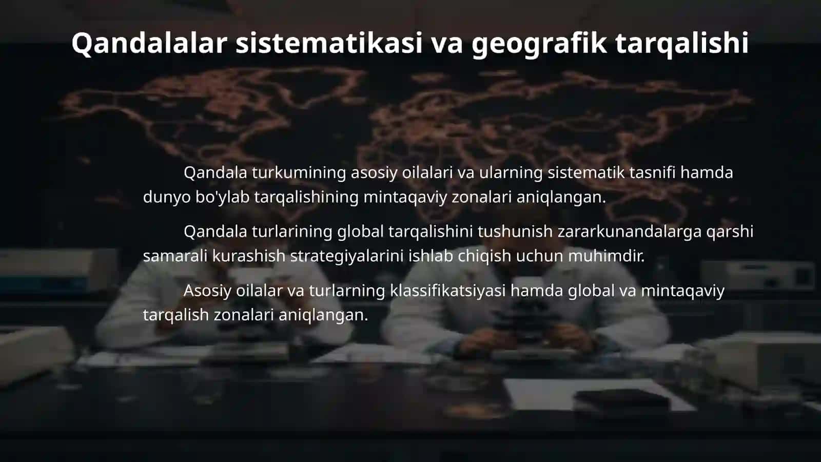 Qandalalar turkumi vakillarining tuzilishi,tarqalishi,biologik xususiyatlari va ularga qarshi kurash choralari 4