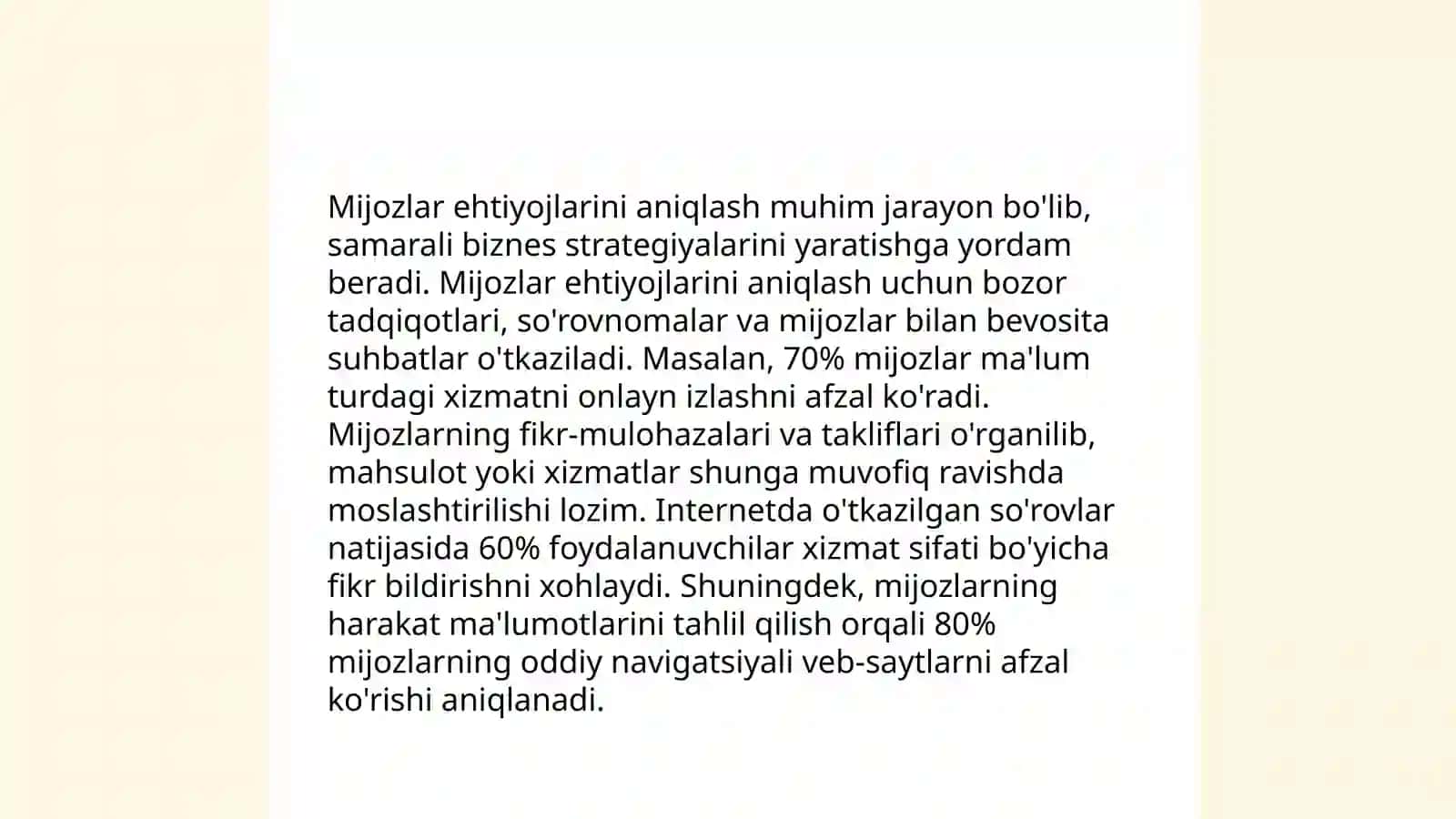 Iste'molchilar bilan òzaro munosabatlardan menejerning vazifalari 4