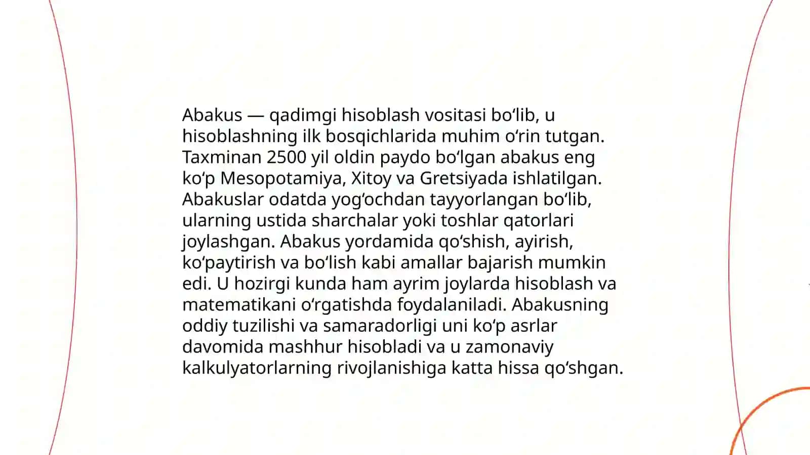 Hisoblash texnikasi rivojlanish tarixi va avlodlari 4