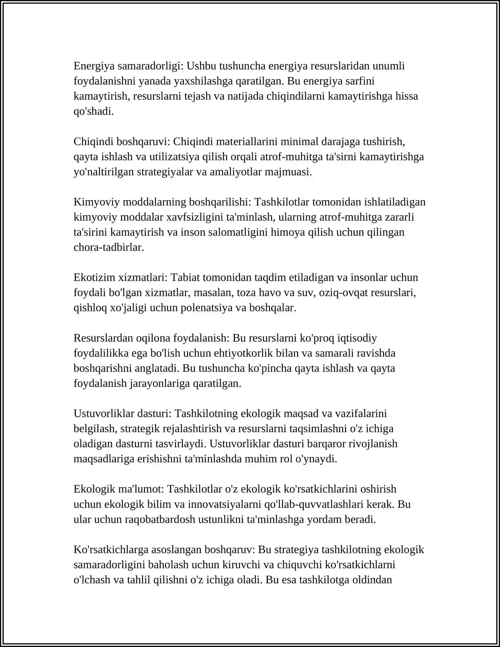 EKOLOGIK MENEJMENT TIZIMI VA AUDITLARI 4