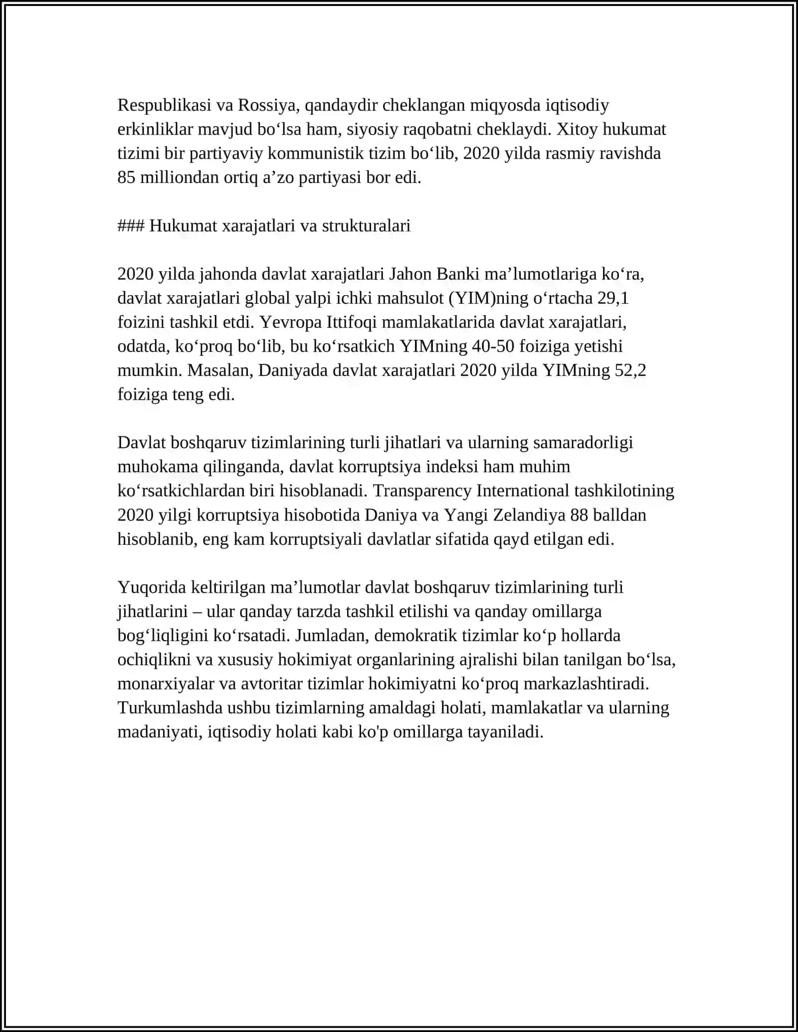 DAVLATNI BOSHQARISH FORMALARI VA FUNKCIYALARI 4