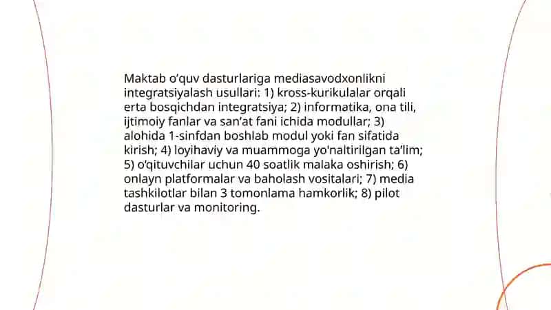 Yangi Oʻzbekistonda mediasavodxonlik va axborot madaniyati fanining oʻqitilishi ahamiyati 4