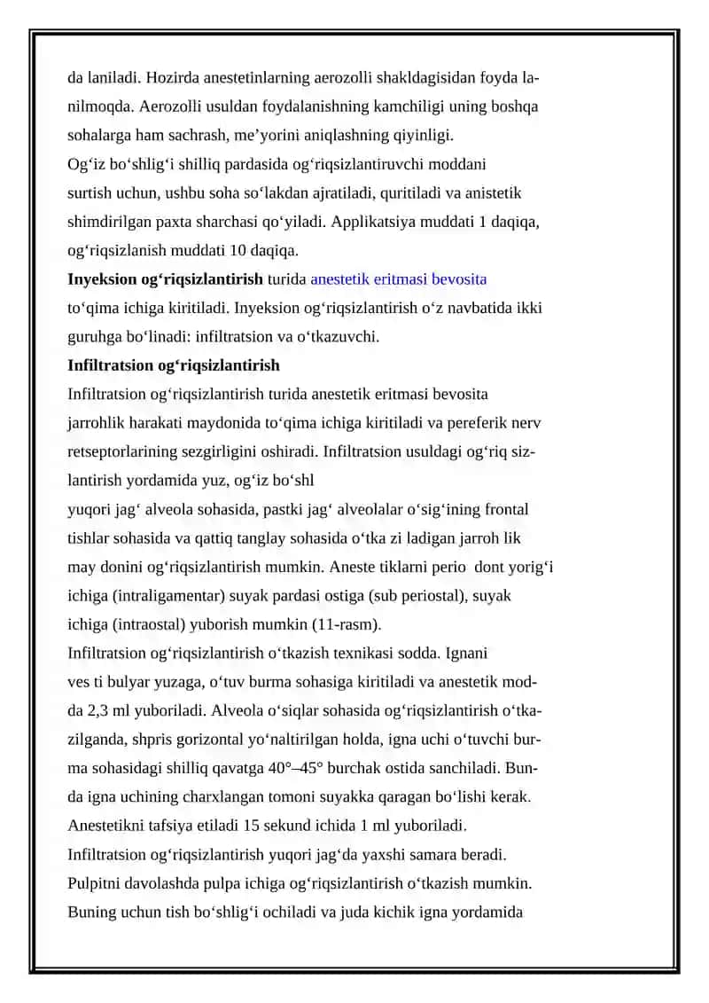 STOMATOLOGIYADA OG'RIQSIZLANTIRISH 4