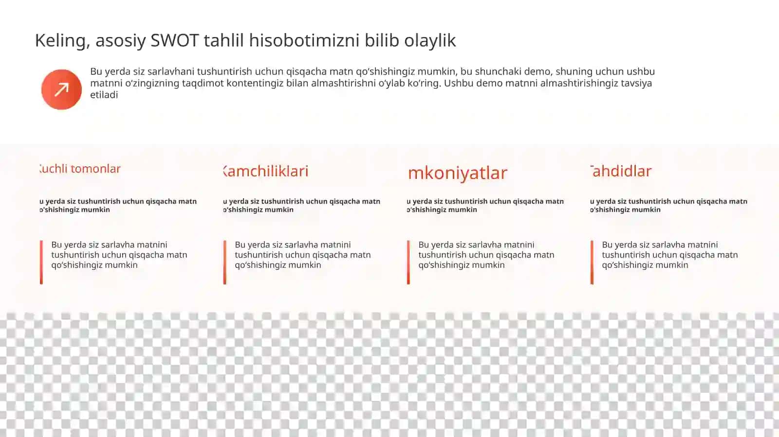 Bepul SWOT tahlili taqdimot slayd Taqdimoti (11 Slayd) 4