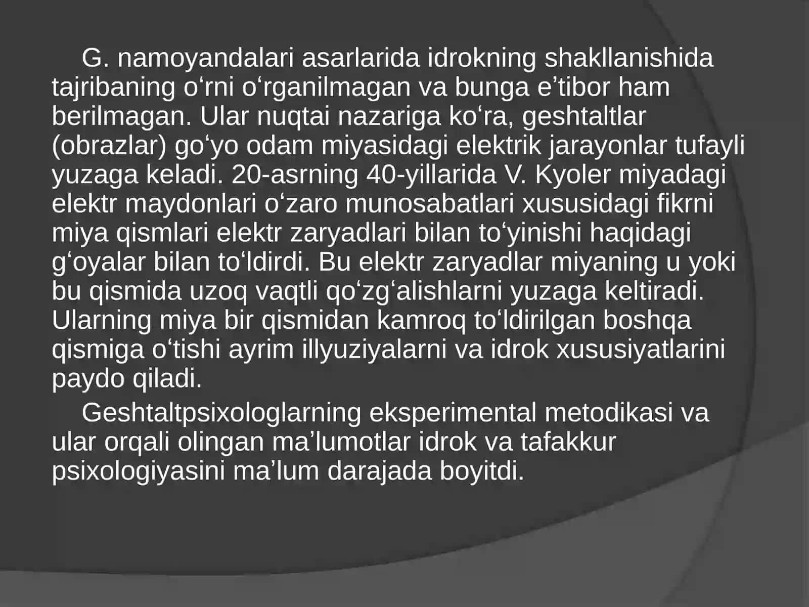 Geshtaltpsixologiyasi mazmun mohiyati 4
