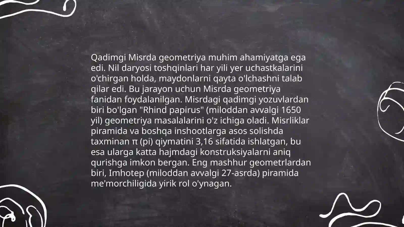 Geometryaning vujudga kelish tarixi 4