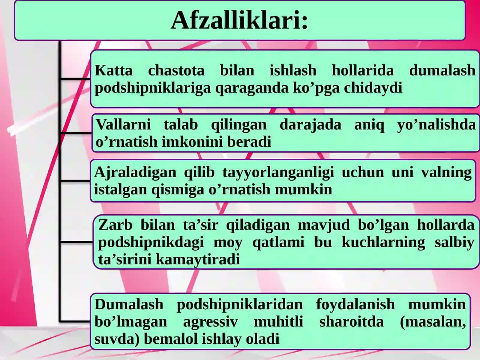 Sirpanish podshipniklari. Sirpanish podshipniklari to’g’risida umumiy ma’lumotlar va tasnifi.Sirpanishpodshipniklarinishartlihisoblash 4