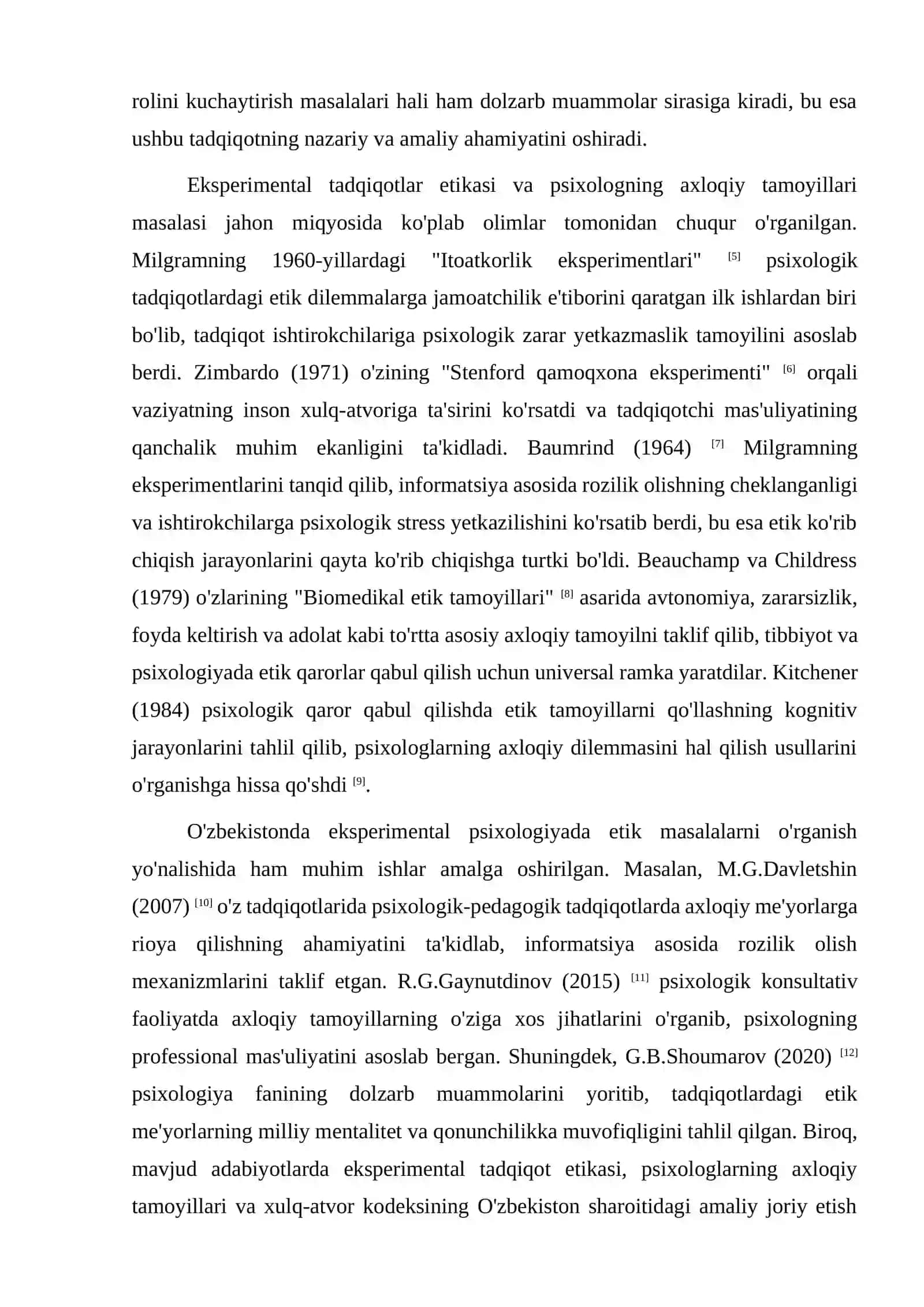 Eksperimental tadqiqot natijalarini taqdim etish shakllari 4