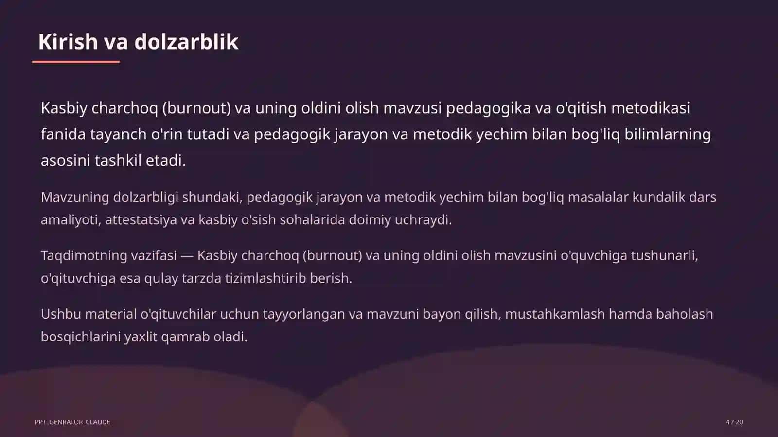 Kasbiy charchoq (burnout) va uning oldini olish 4