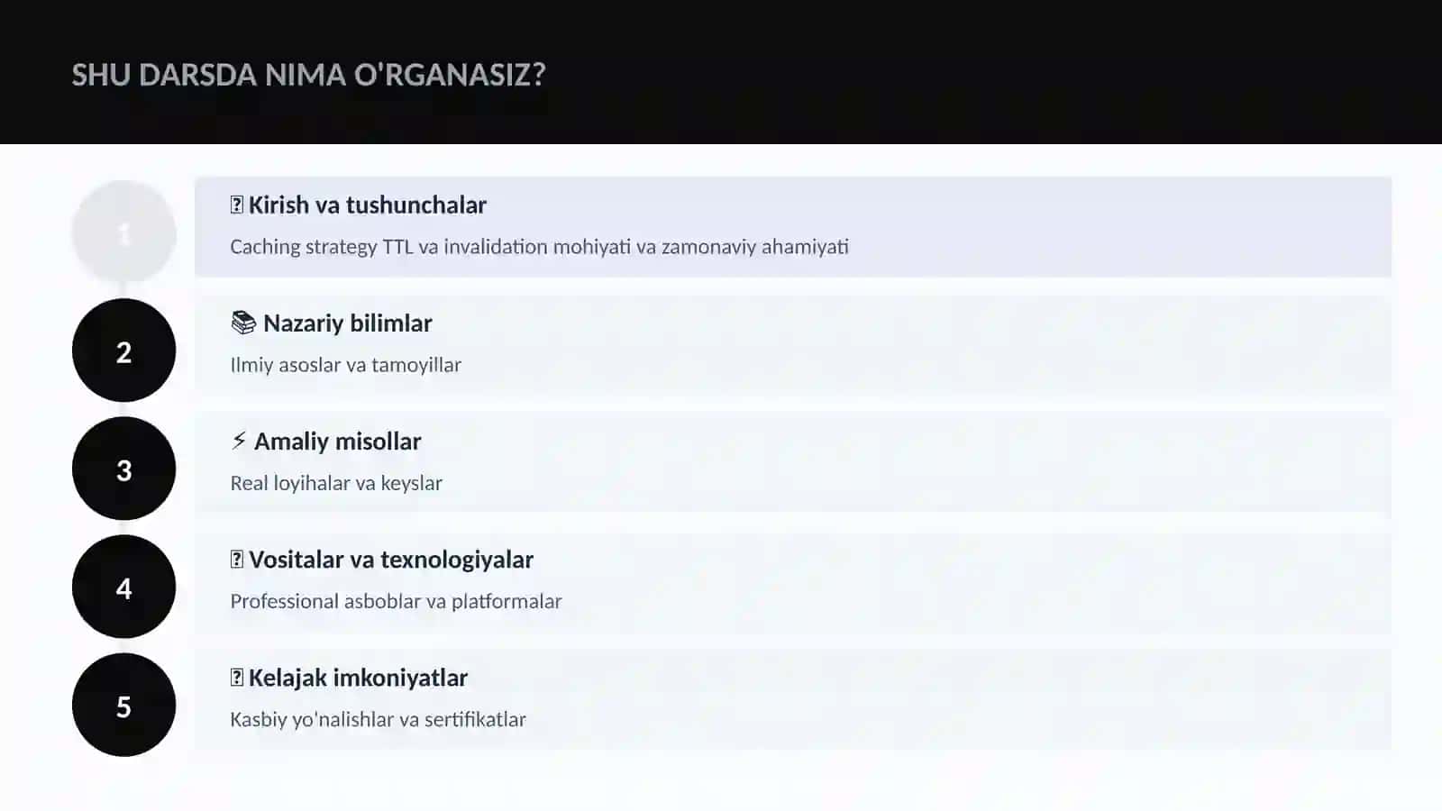 Caching strategy TTL va invalidation 4