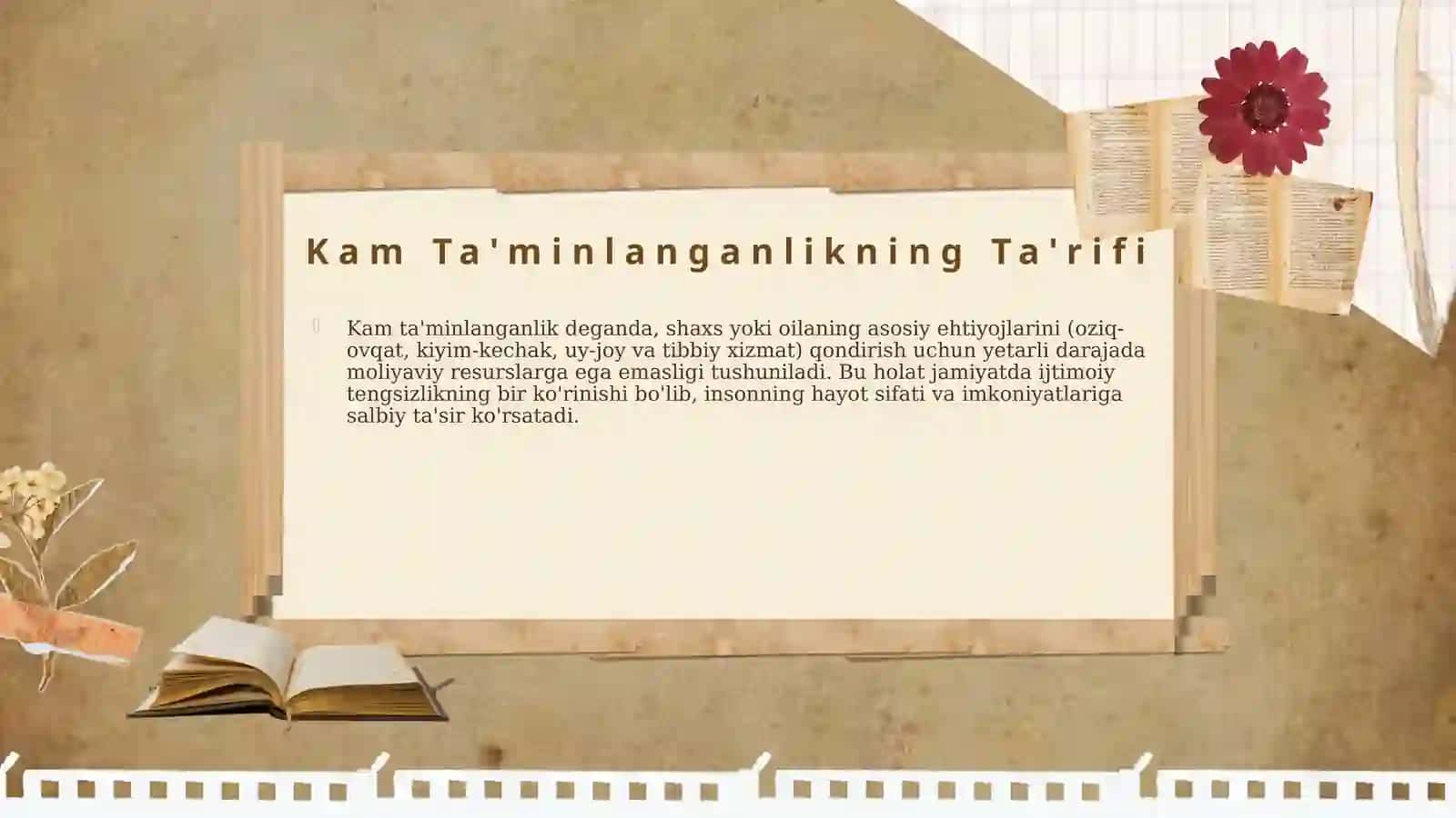 Kam taminlanganlik tushunchasi va uni oldini olish mexanizmlari 4
