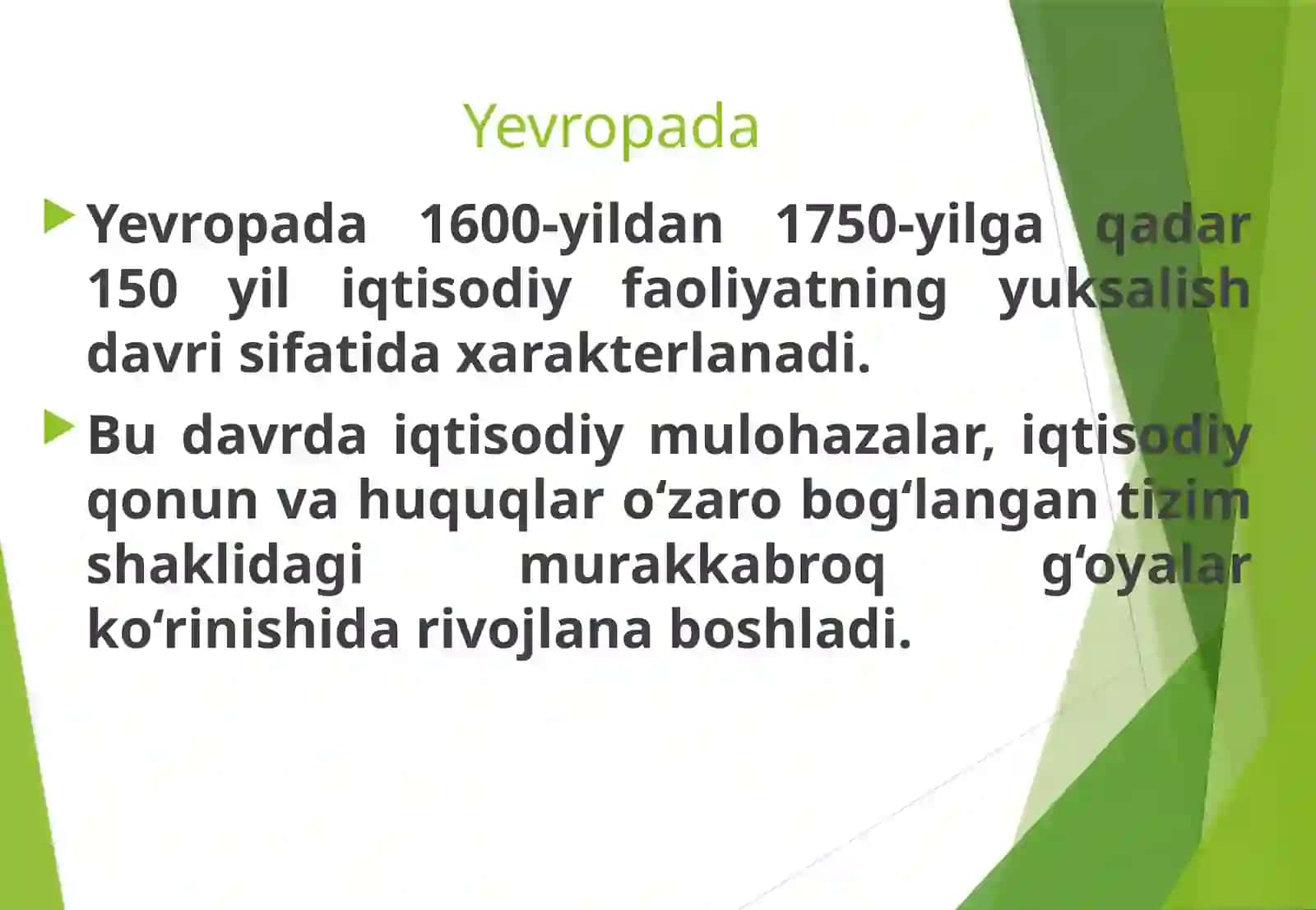 Merkantilizm iqtisodiy ta‘limotining mohiyati va ahamiyati 4