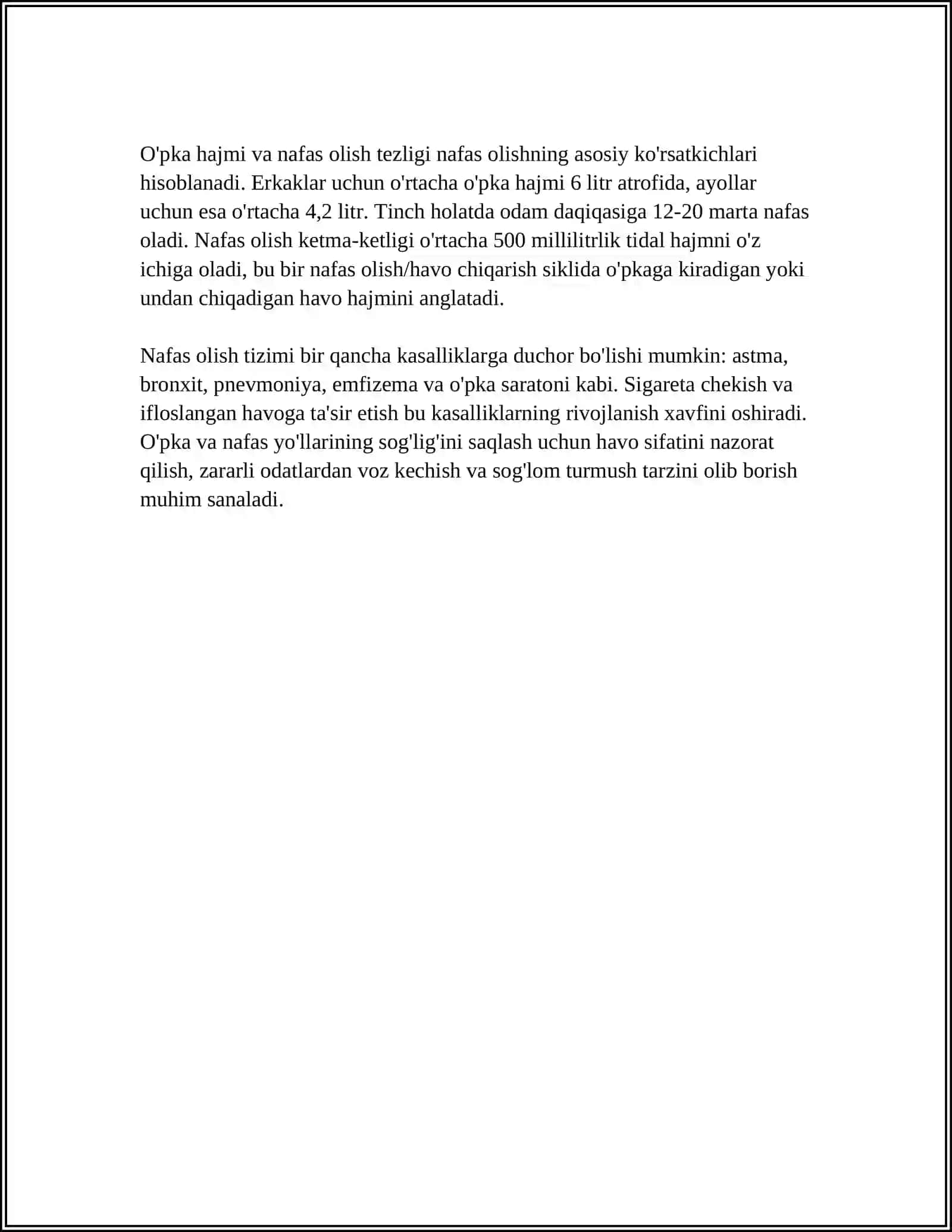 ODAMNING NAFAS OLISH NAFAS OLISHNING AHAMIYATI,BOSQICHLARI 4