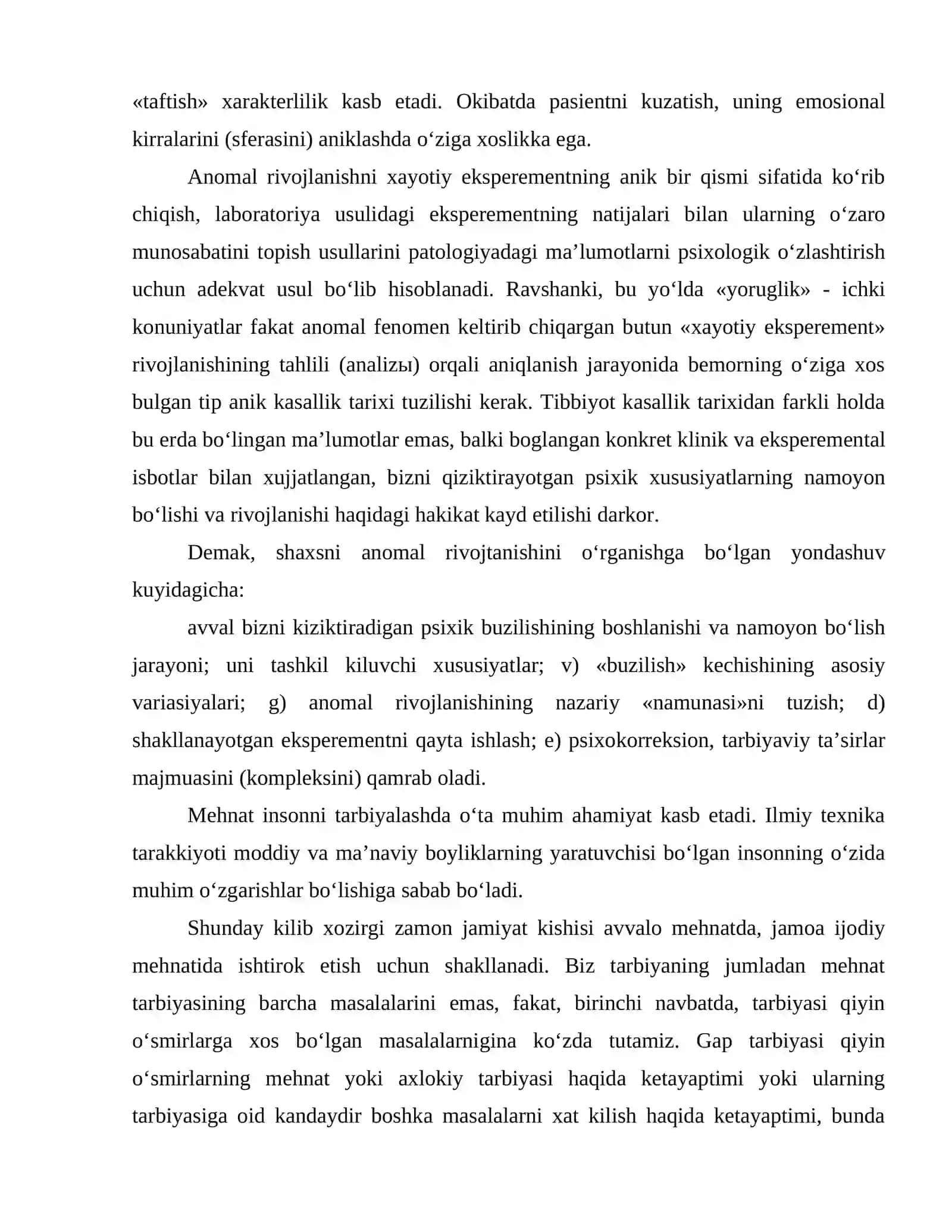 Shaxs rivojlanishidagi buzilishlarning psixologik xususiyatlari 4