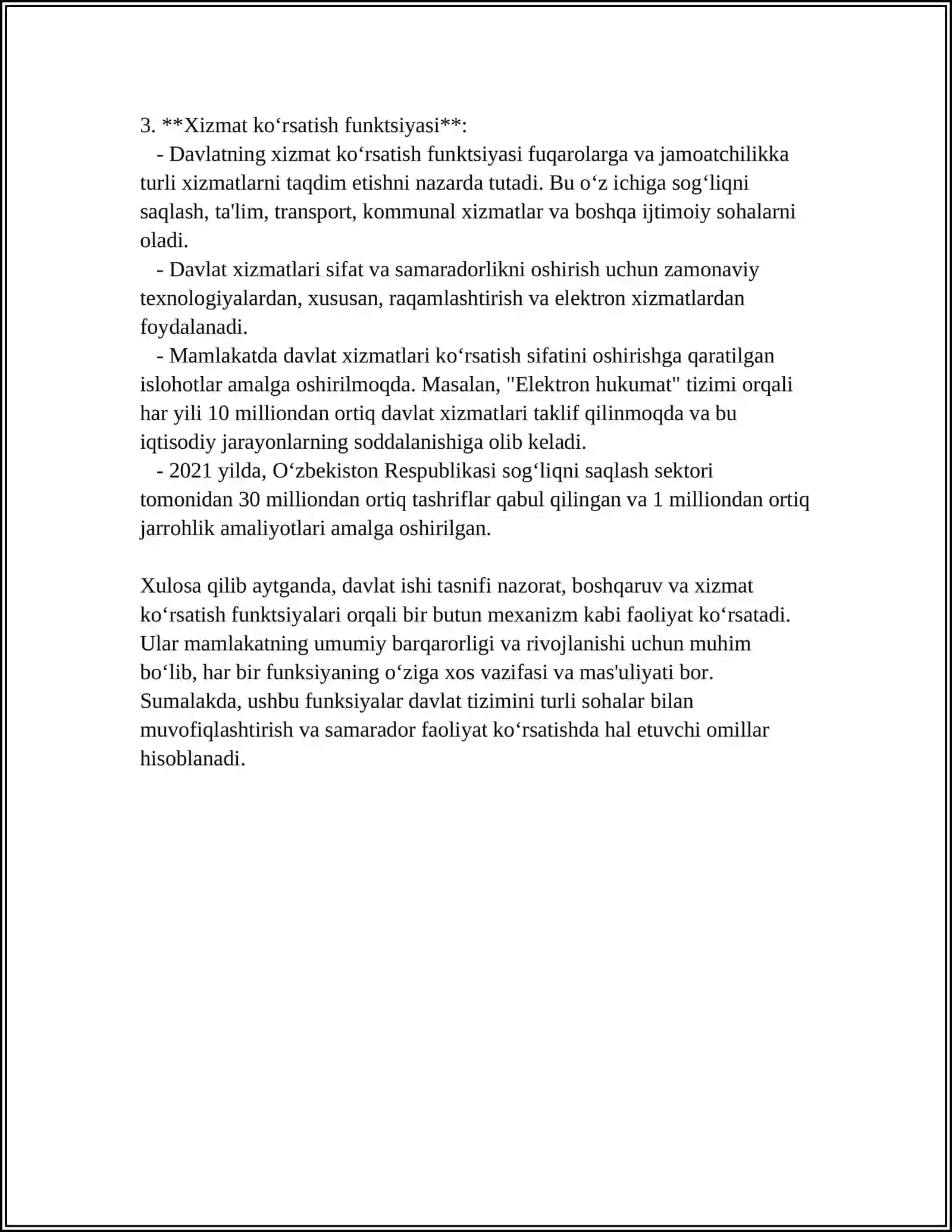 DAVLAT ISHI TASNIFI VA TILLAR TASNIFI 4