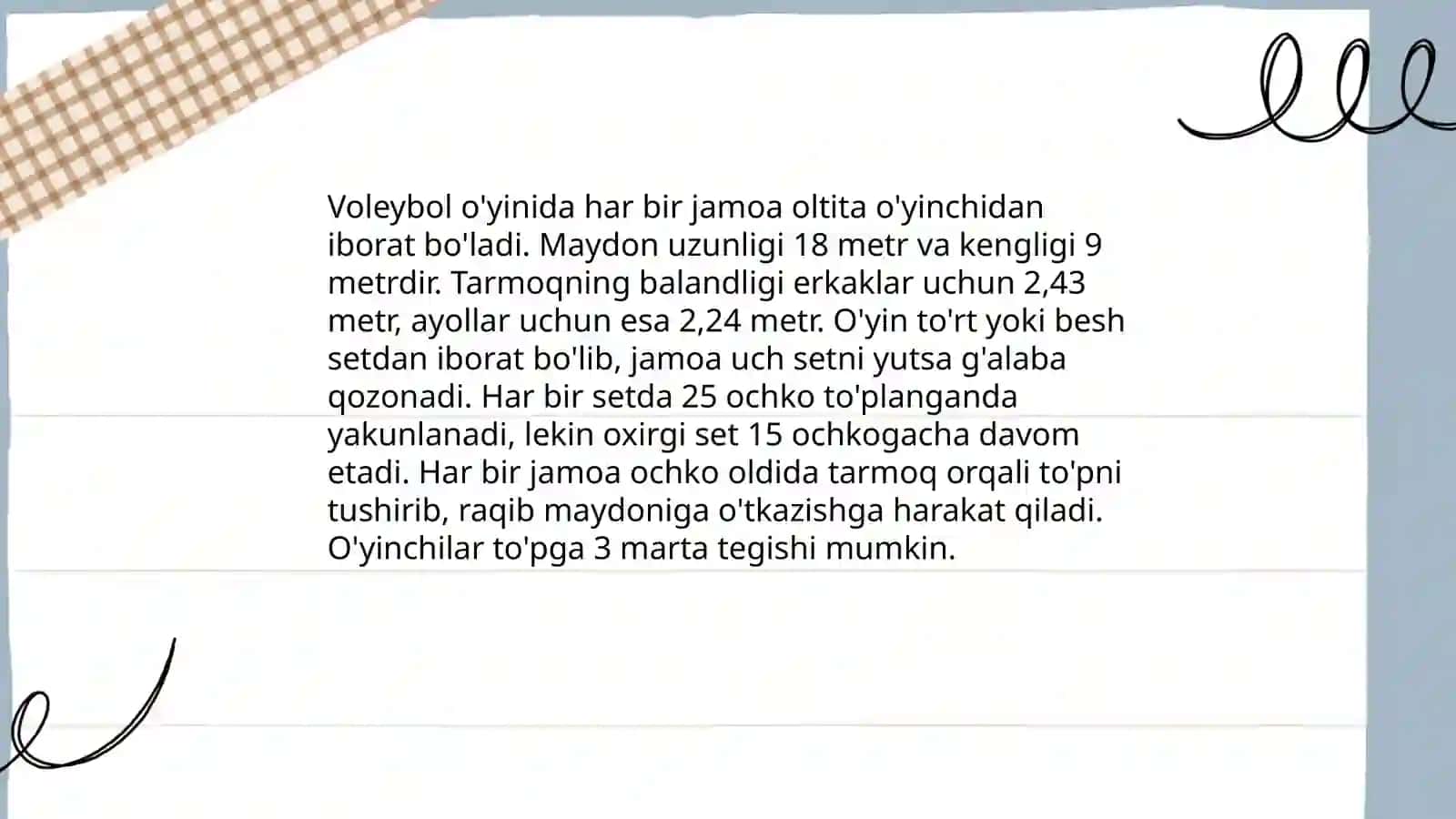 Sport O'yinlar Valeboll 4