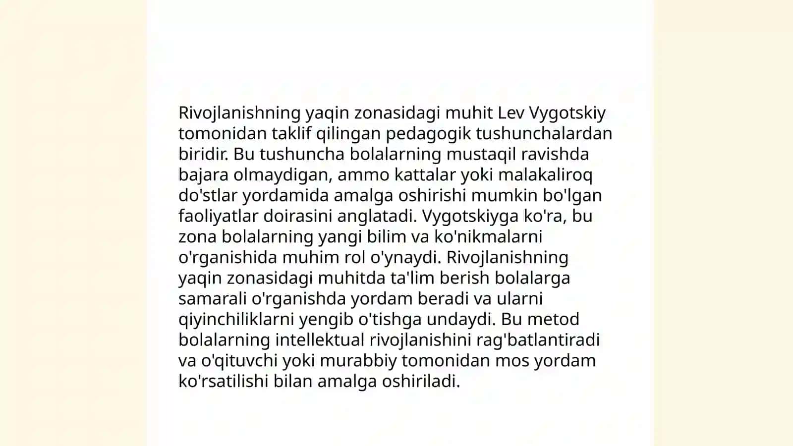 Rivojlanishning yaqin zonasi va uning ahamiyati 4