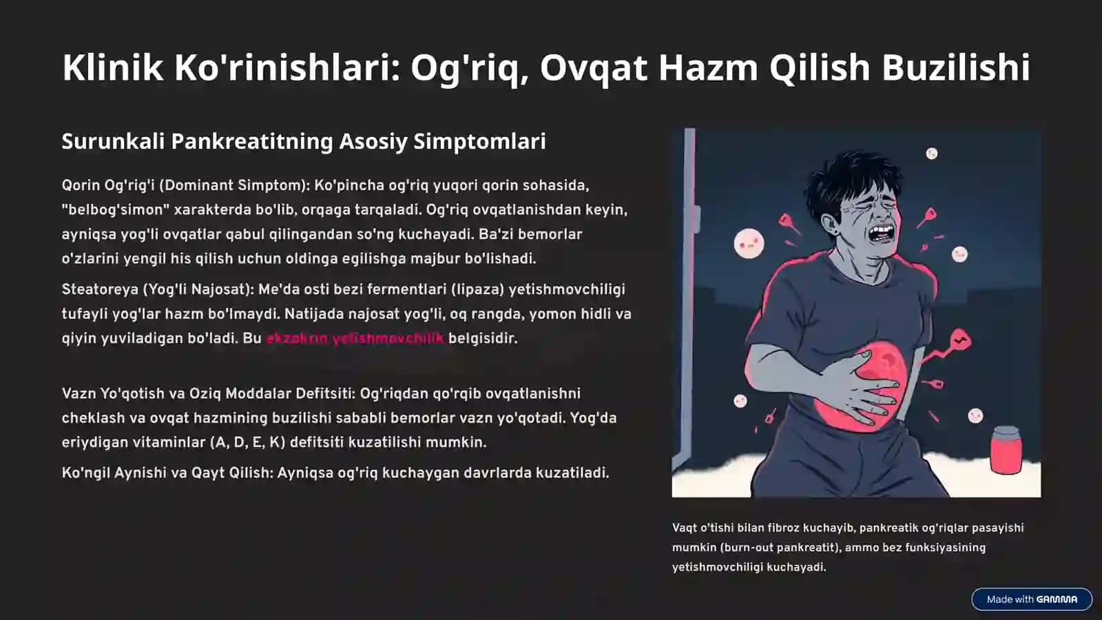Surunkali Pankreatit: Chuqur Tahlil 4