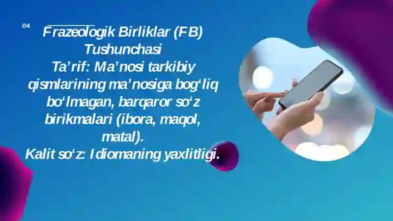 Realiyalar bo'yicha slayd 4