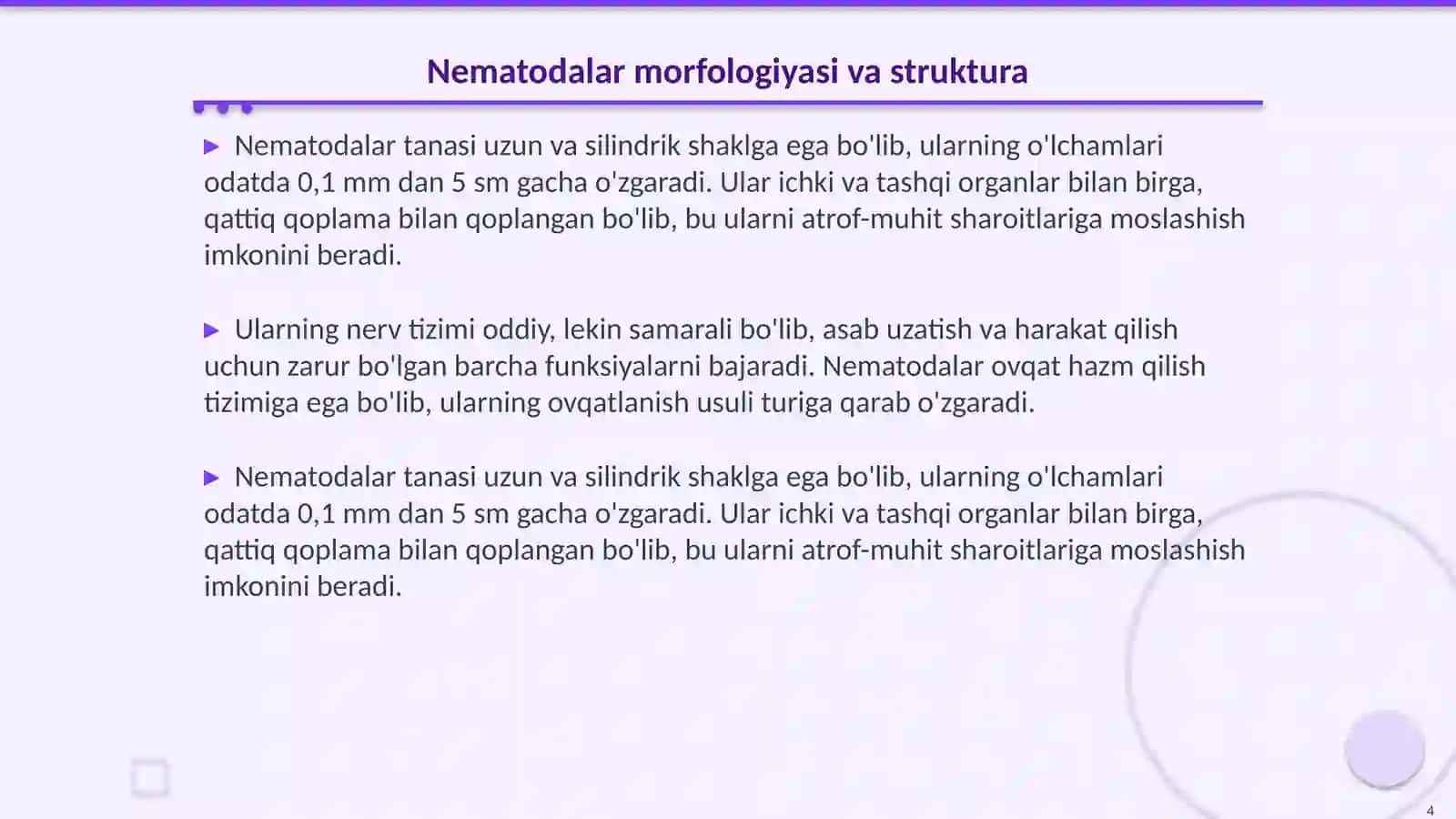 Nematodalar 4