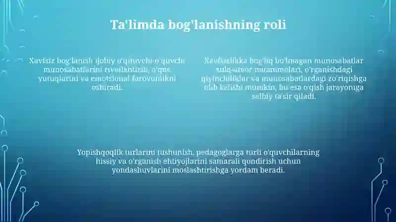 Tarbiya jarayonining psixologik asoslari 4