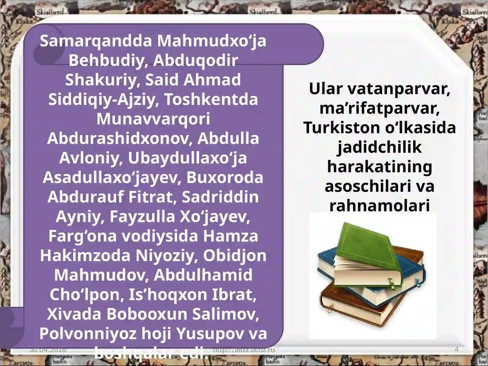 Jadid maktablari va o'qitish tizimi 4