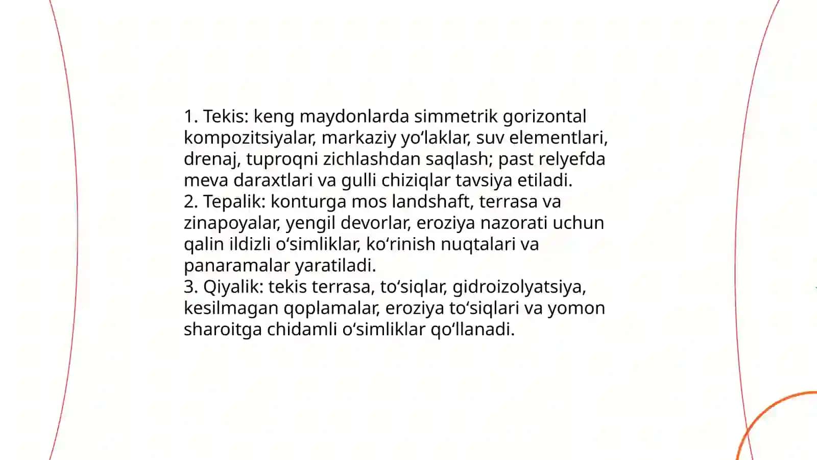 Manzarali boğdorchilik andozalari 4