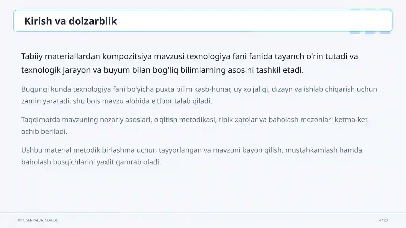 Tabiiy materiallardan kompozitsiya (1-sinf) 4