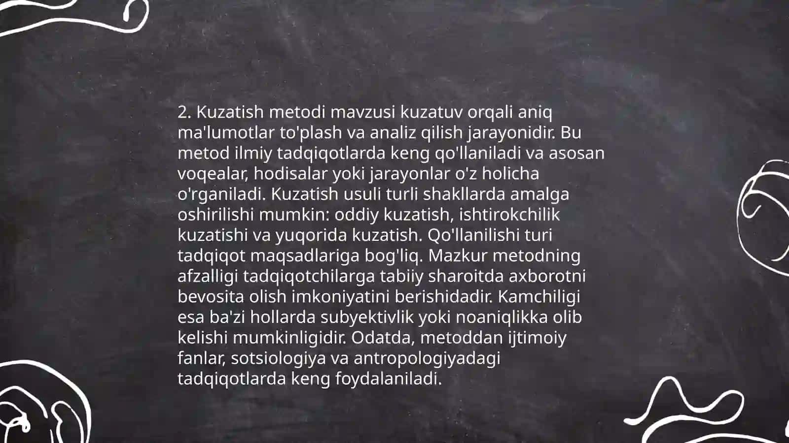 Hozirgi zamon psixologiyasining tadqiqot metodlari 4