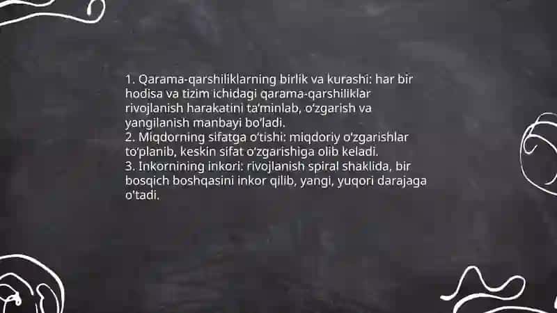 Falsafa qonunlari va kategoriyalari 4