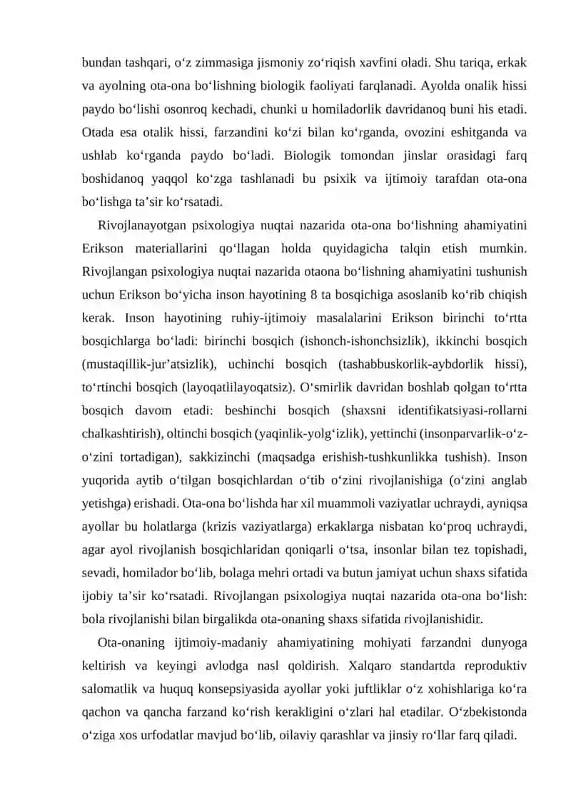 Onalik haqida tushuncha 4