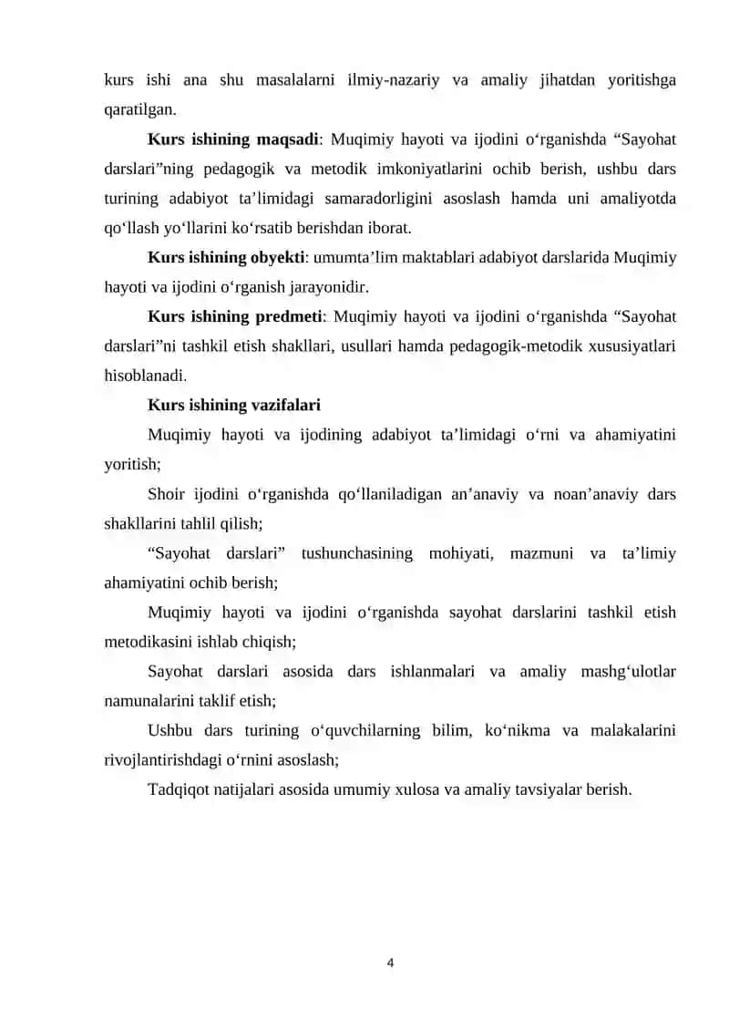 Muqimiy hayoti va ijodini o‘rganishda “Sayohat darslari”ni tashkil etish 4