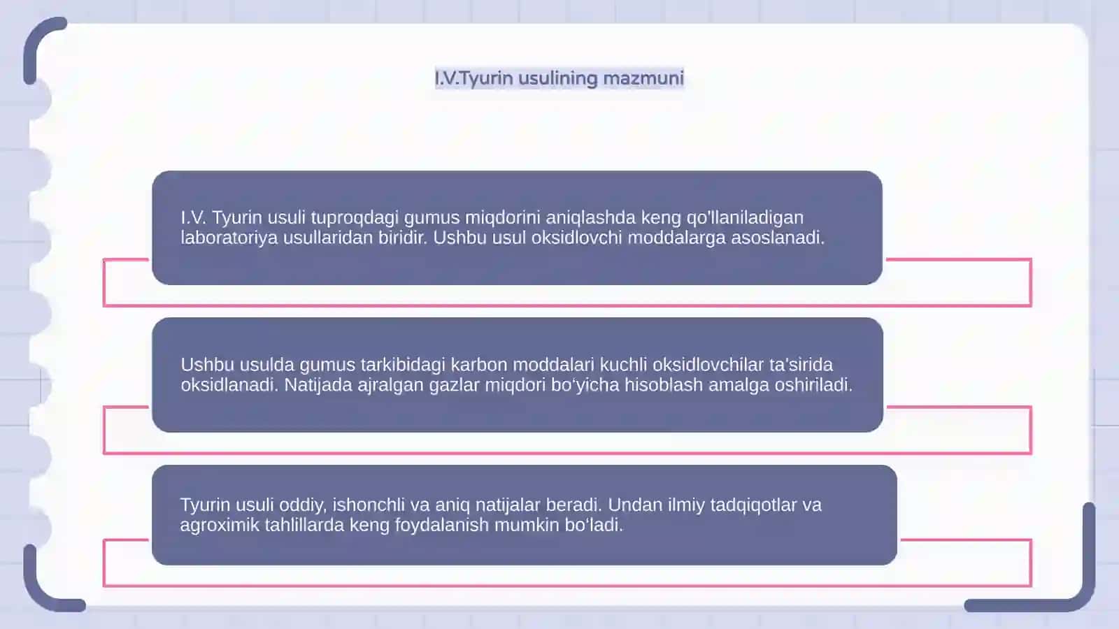 Tuproq tarkibidagi gumus miqdorini I.V.Tyurin usulida aniqlash 4