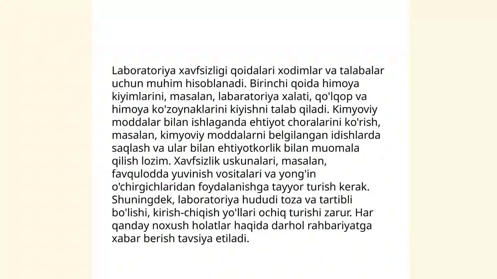 Laboratoriya ishlarini bajarish boʻyicha uslubiy qoʻllanmalar 4